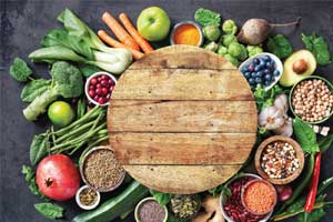 vegetables and fruits