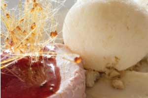 ice cream scoop with grand marnier