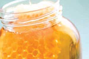 honey in a jar