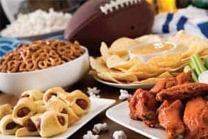 football snacks
